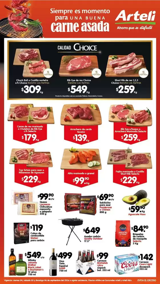 Catálogo Arteli | Ofertas y gangas exclusivas | 2026-09-04T00:00:00.000Z - 2026-09-06T00:00:00.000Z