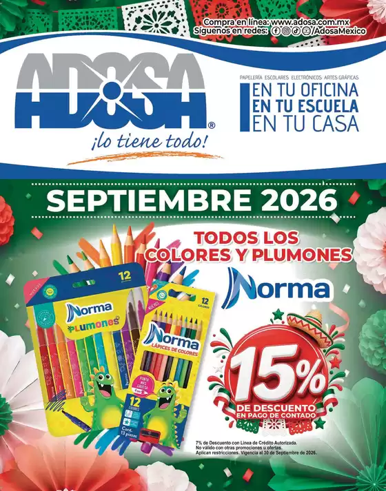 Catálogo Adosa | Folleto digital Septiembre 2026 | 2026-09-04T00:00:00.000Z - 2026-09-30T00:00:00.000Z
