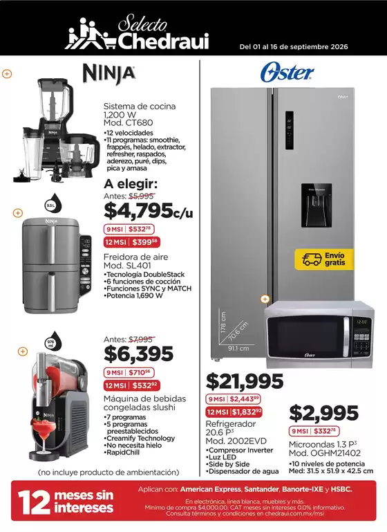 Catálogo Chedraui | Ofertas especiales atractivas para todos | 2026-09-01T00:00:00.000Z - 2026-09-16T00:00:00.000Z