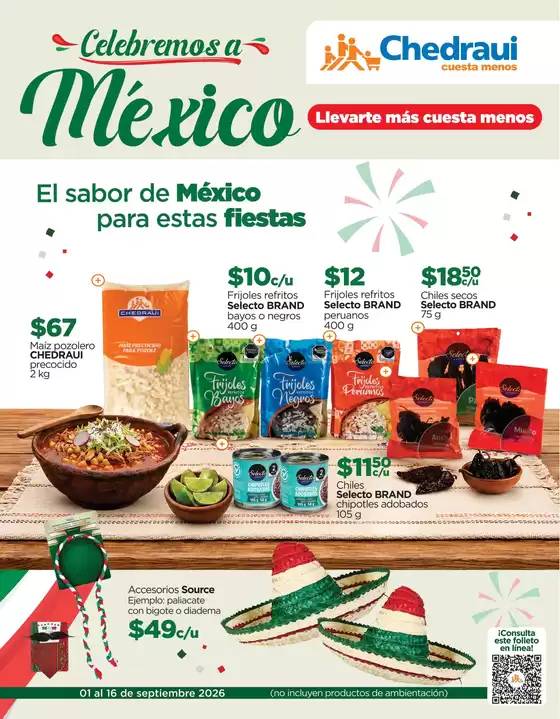 Catálogo Chedraui | Ofertas y gangas exclusivas | 2026-09-01T00:00:00.000Z - 2026-09-16T00:00:00.000Z