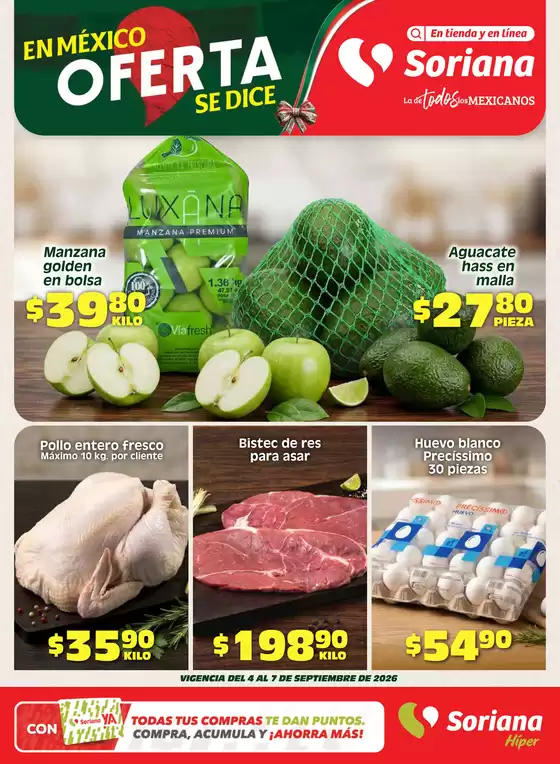 Catálogo Soriana Híper | Ofertas exclusivas para nuestros clientes | 2026-09-04T00:00:00.000Z - 2026-09-07T00:00:00.000Z