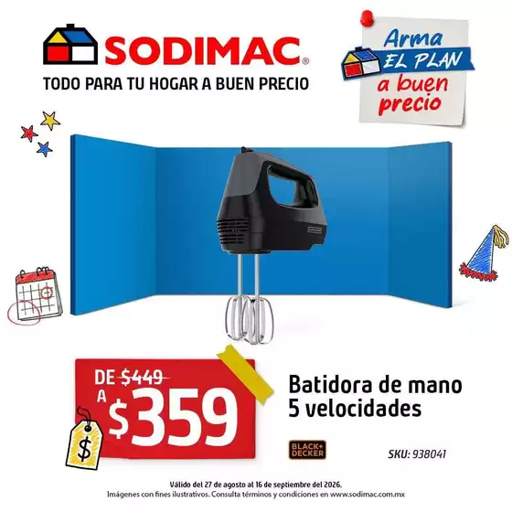 Catálogo Sodimac Constructor | Ofertas especiales para ti | 2026-08-27T00:00:00.000Z - 2026-09-16T00:00:00.000Z