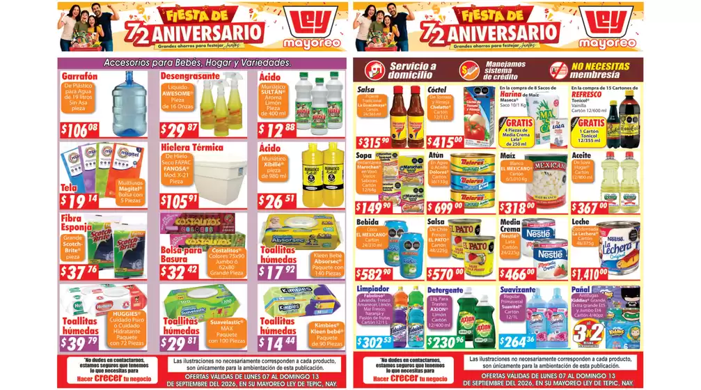 Catálogo Casa Ley | Descubre ofertas atractivas | 2026-09-07T00:00:00.000Z - 2026-09-13T00:00:00.000Z
