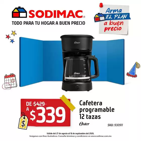 Catálogo Sodimac Constructor | Nuestras mejores gangas | 2026-08-27T00:00:00.000Z - 2026-09-16T00:00:00.000Z