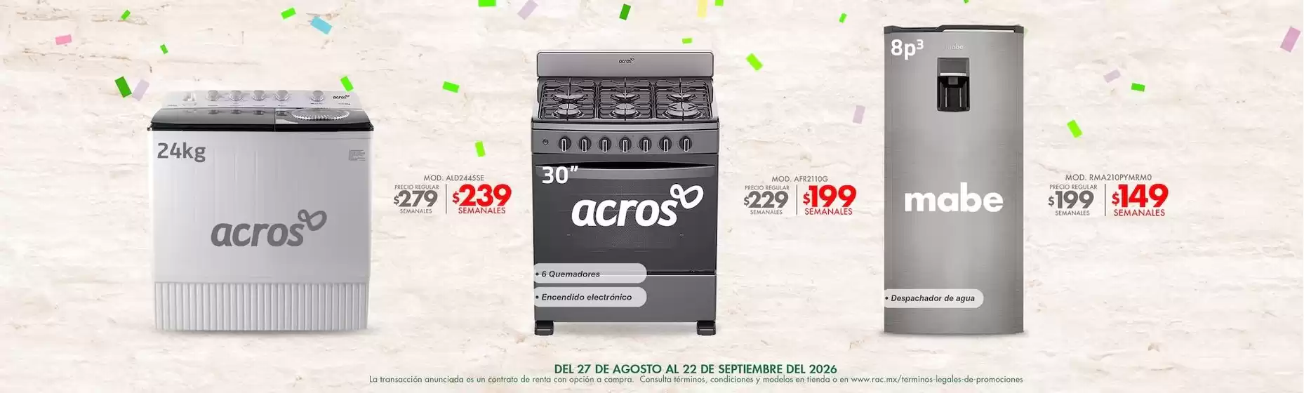 Catálogo RAC | Ofertas RAC | 2026-08-27T00:00:00.000Z - 2026-09-22T00:00:00.000Z
