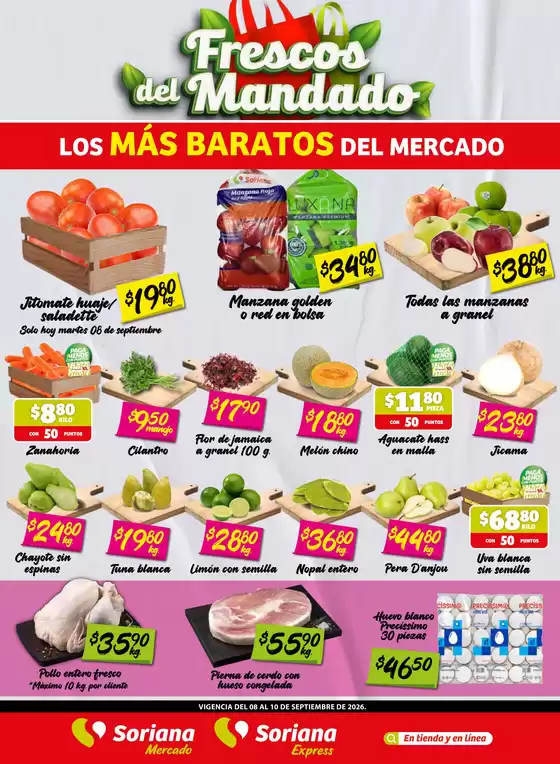 Catálogo Soriana Express en El Salto (Jalisco) | Ofertas principales y descuentos | 2026-09-08T00:00:00.000Z - 2026-09-10T00:00:00.000Z