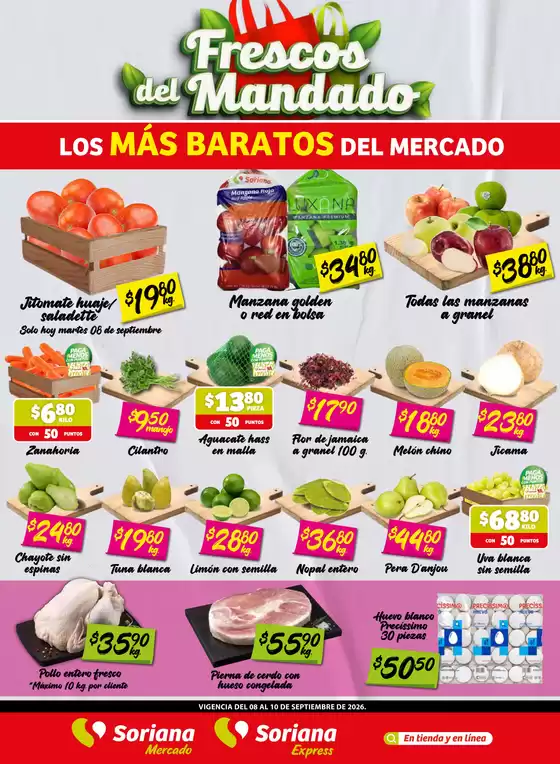 Catálogo Soriana Express en El Salto (Jalisco) | Ofertas especiales para ti | 2026-09-08T00:00:00.000Z - 2026-09-10T00:00:00.000Z