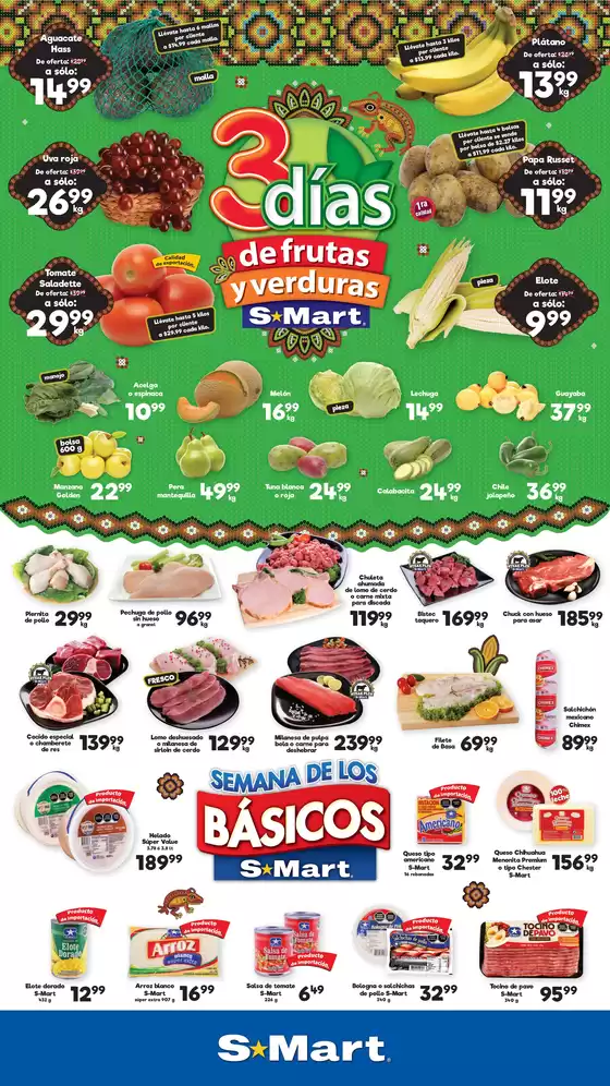 Catálogo S-Mart en Chilchota | Ofertas S-Mart chihuahua | 2026-09-09T00:00:00.000Z - 2026-09-10T00:00:00.000Z