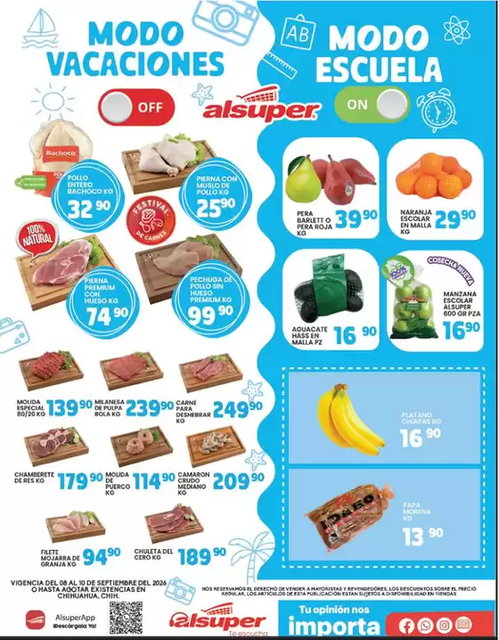 Catálogo Alsuper | Alsuper Chihuahua-capital | 2026-09-08T00:00:00.000Z - 2026-09-10T00:00:00.000Z