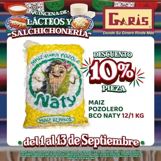 Catálogo Garis | Ofertas principales para ahorradores | 2026-09-01T00:00:00.000Z - 2026-09-13T00:00:00.000Z