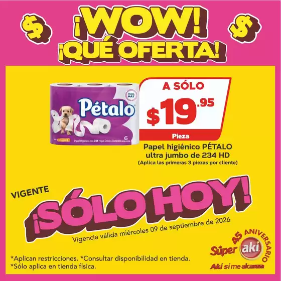 Catálogo Aki Gran Mayoreo | Ofertas especiales atractivas para todos | 2026-09-09T00:00:00.000Z - 2026-09-09T00:00:00.000Z