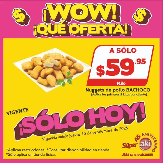 Catálogo Súper Aki | Ofertas principales para todos los clientes | 2026-09-10T00:00:00.000Z - 2026-09-10T00:00:00.000Z