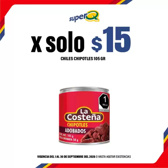 Catálogo Super Q | Excelente oferta para cazadores de gangas | 2026-09-01T00:00:00.000Z - 2026-09-30T00:00:00.000Z
