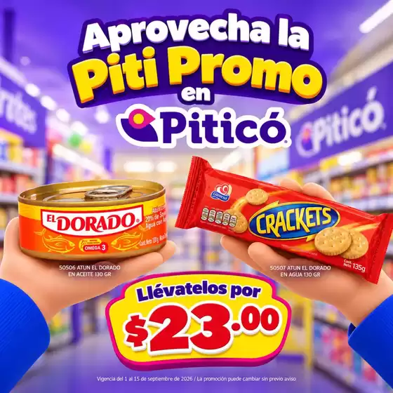 Catálogo Piticó | Promociones actuales | 2026-09-01T00:00:00.000Z - 2026-09-15T00:00:00.000Z