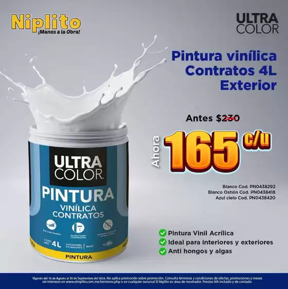 Catálogo Niplito | Ofertas especiales atractivas para todos | 2026-08-16T00:00:00.000Z - 2026-09-30T00:00:00.000Z