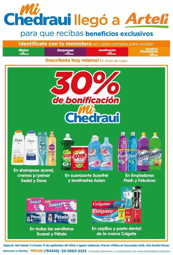 Catálogo Arteli | Promociones actuales | 2026-09-11T00:00:00.000Z - 2026-09-14T00:00:00.000Z
