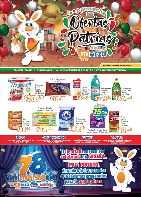 Catálogo Merza | Ofertas y gangas exclusivas | 2026-09-11T00:00:00.000Z - 2026-09-24T00:00:00.000Z