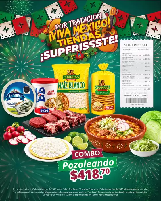Catálogo SuperISSSTE | Ofertas SuperISSSTE | 2026-09-13T00:00:00.000Z - 2026-09-30T00:00:00.000Z