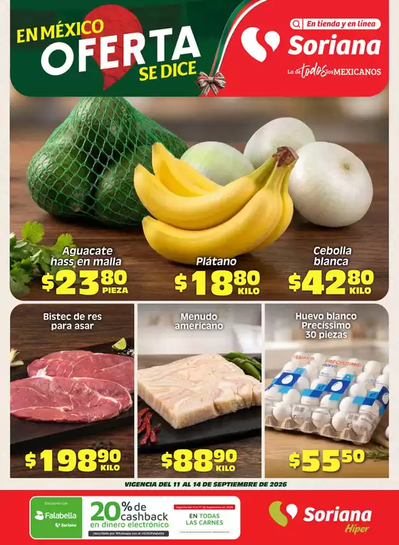 Catálogo Soriana Híper | Ofertas especiales atractivas para todos | 2026-09-11T00:00:00.000Z - 2026-09-14T00:00:00.000Z