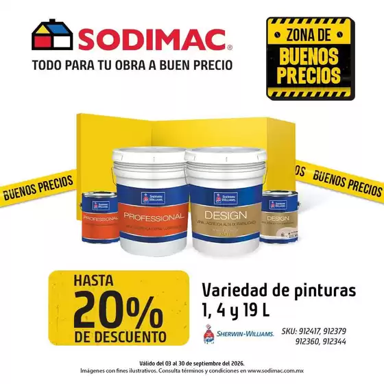 Catálogo Sodimac Constructor | Ofertas principales para ahorradores | 2026-09-03T00:00:00.000Z - 2026-09-30T00:00:00.000Z