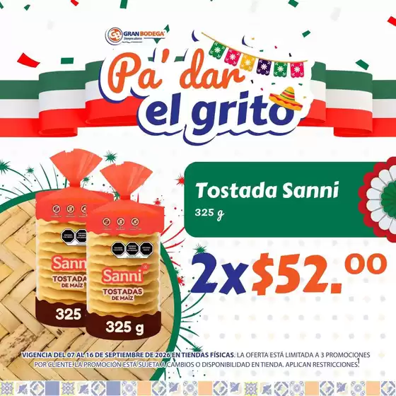 Catálogo La gran bodega | Descuentos y promociones | 2026-09-07T00:00:00.000Z - 2026-09-16T00:00:00.000Z