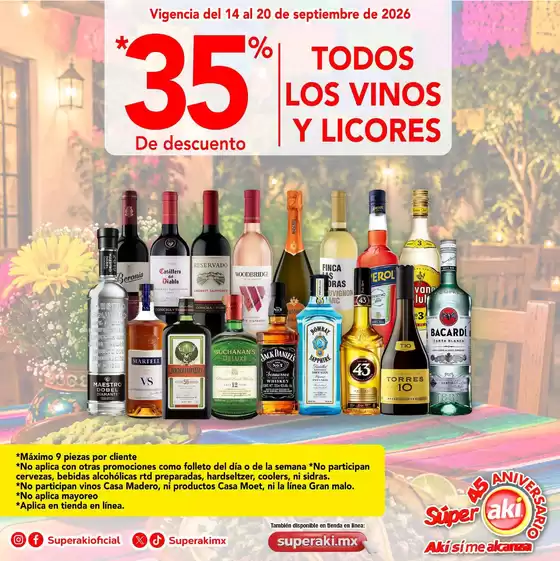 Catálogo Súper Aki | Ofertas y gangas exclusivas | 2026-09-14T00:00:00.000Z - 2026-09-20T00:00:00.000Z
