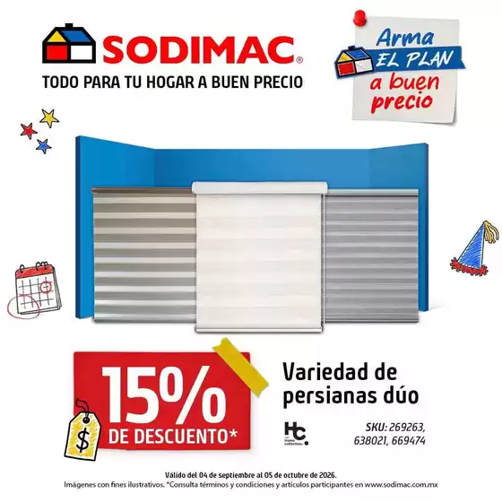 Catálogo Sodimac Constructor | Gangas y ofertas actuales | 2026-09-04T00:00:00.000Z - 2026-10-05T00:00:00.000Z