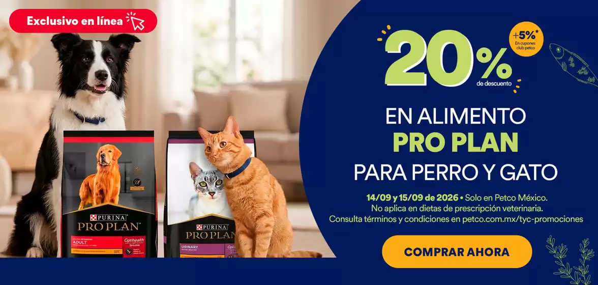 Catálogo Petco | Ofertas Petco | 2026-09-14T00:00:00.000Z - 2026-09-15T00:00:00.000Z
