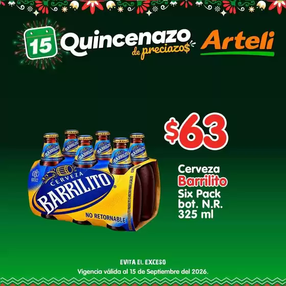Catálogo Arteli | Ofertas y gangas exclusivas | 2026-09-14T00:00:00.000Z - 2026-09-15T00:00:00.000Z