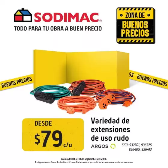 Catálogo Sodimac Constructor | Descubre ofertas atractivas | 2026-09-03T00:00:00.000Z - 2026-09-30T00:00:00.000Z