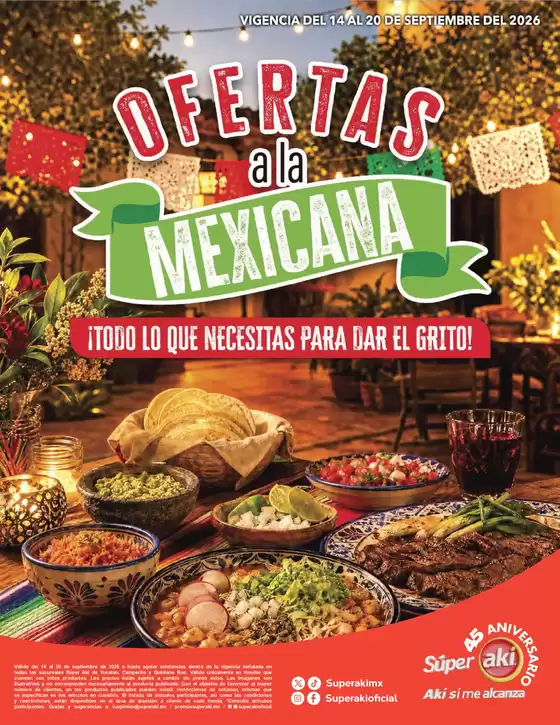 Catálogo Súper Aki | OFERTAS A LA MEXICANA 2026 2 compressed compressed | 2026-09-14T00:00:00.000Z - 2026-09-20T00:00:00.000Z