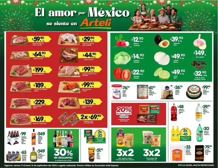 Catálogo Arteli express | Ofertas y promociones actuales | 2026-09-11T00:00:00.000Z - 2026-09-15T00:00:00.000Z