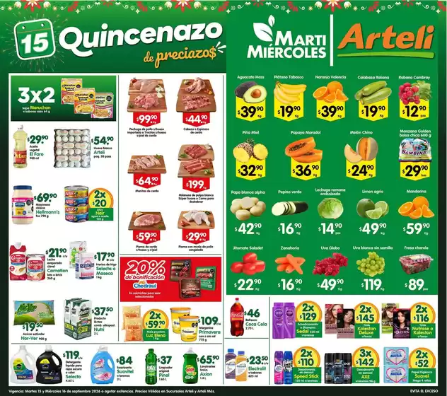 Catálogo Arteli express | Gangas y ofertas actuales | 2026-09-15T00:00:00.000Z - 2026-09-16T00:00:00.000Z
