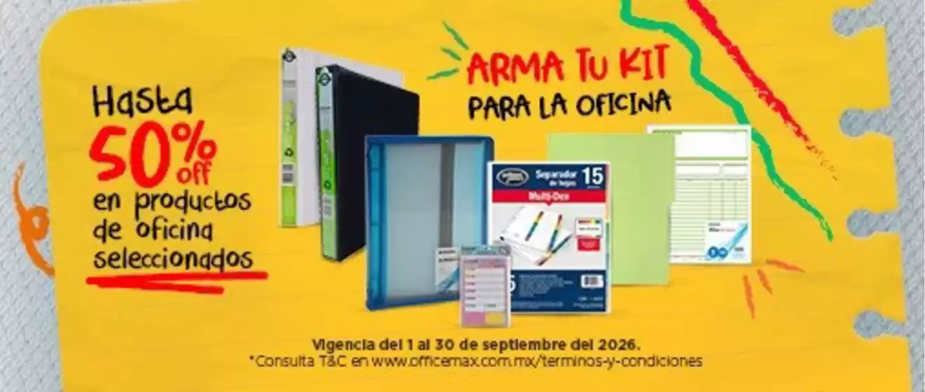 Catálogo OfficeMax | Promociones actuales | 2026-09-15T00:00:00.000Z - 2026-09-30T00:00:00.000Z