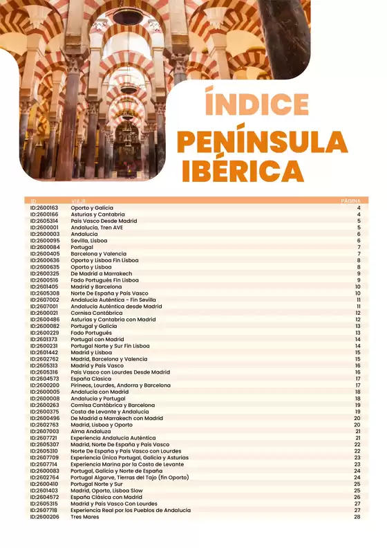 Catálogo Europamundo | Península Ibérica y Marruecos | 2026-09-15T00:00:00.000Z - 2026-12-31T00:00:00.000Z