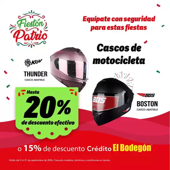 Catálogo El Bodegón | Excelente oferta para cazadores de gangas | 2026-09-02T00:00:00.000Z - 2026-09-21T00:00:00.000Z