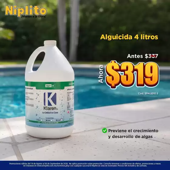 Catálogo Niplito | Descubre ofertas atractivas | 2026-08-16T00:00:00.000Z - 2026-09-30T00:00:00.000Z
