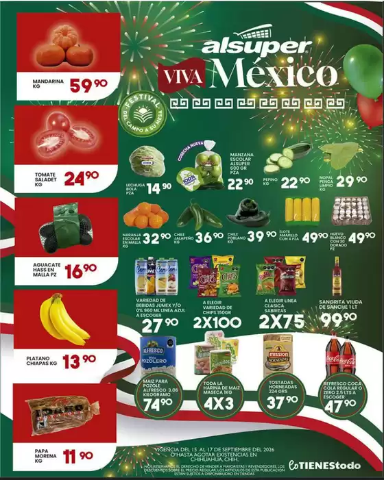 Catálogo Alsuper | Alsuper Chihuahua-capital | 2026-09-15T00:00:00.000Z - 2026-09-17T00:00:00.000Z