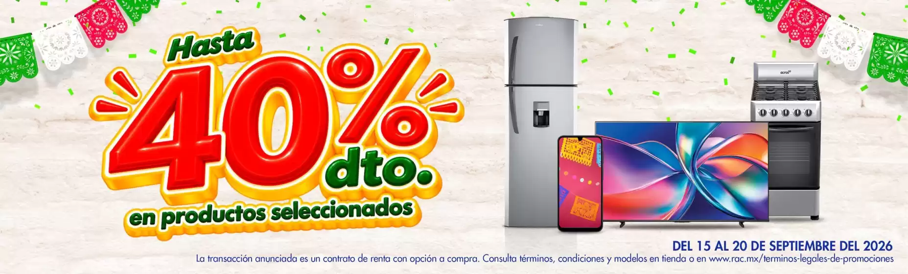 Catálogo RAC | Gangas exclusivas | 2026-09-15T00:00:00.000Z - 2026-09-20T00:00:00.000Z