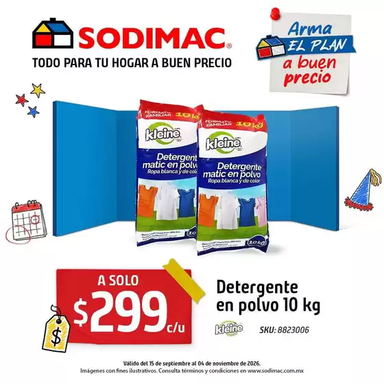 Catálogo Sodimac Constructor | Nuevas ofertas para descubrir | 2026-09-15T00:00:00.000Z - 2026-11-04T00:00:00.000Z