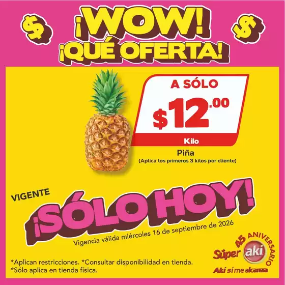 Catálogo Aki Gran Mayoreo | Ofertas principales y descuentos | 2026-09-16T00:00:00.000Z - 2026-09-16T00:00:00.000Z