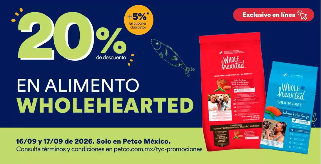 Catálogo Petco | Descuentos y promociones | 2026-09-16T00:00:00.000Z - 2026-09-17T00:00:00.000Z