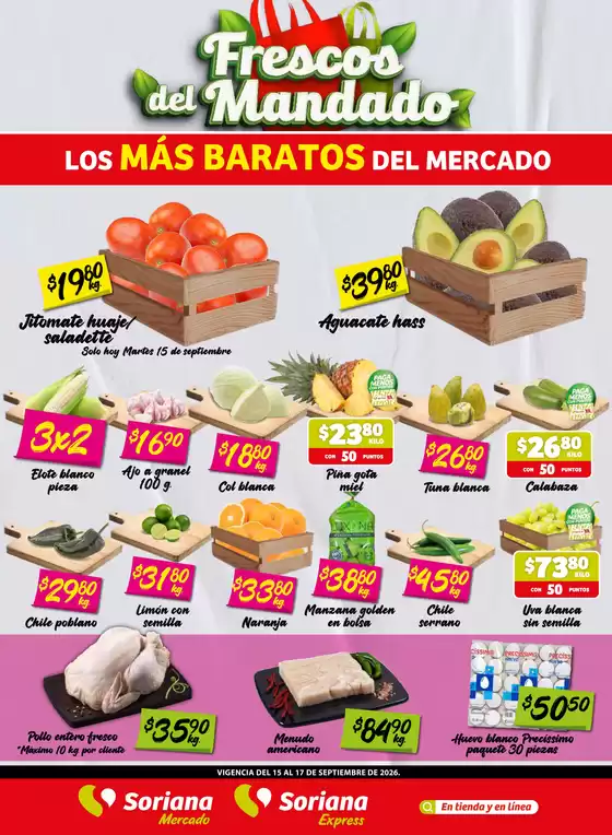 Catálogo Soriana Express | Descubre ofertas atractivas | 2026-09-15T00:00:00.000Z - 2026-09-17T00:00:00.000Z