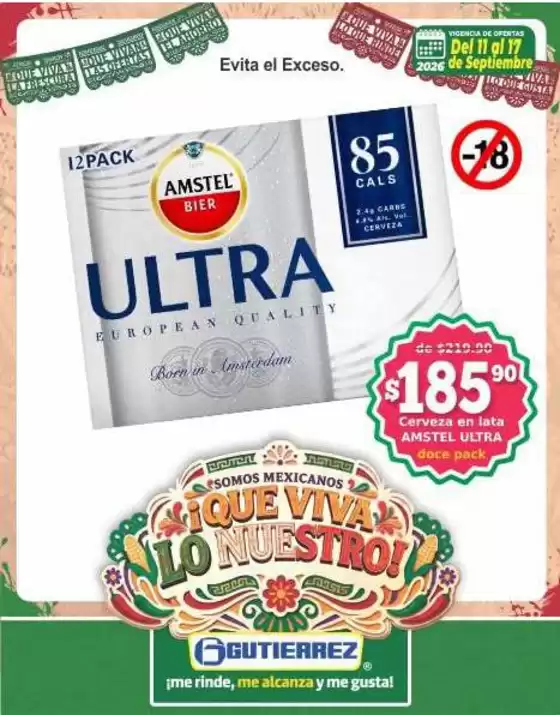 Catálogo Super Gutierrez en Ameca | Ofertas para cazadores de gangas | 2026-09-11T00:00:00.000Z - 2026-09-17T00:00:00.000Z