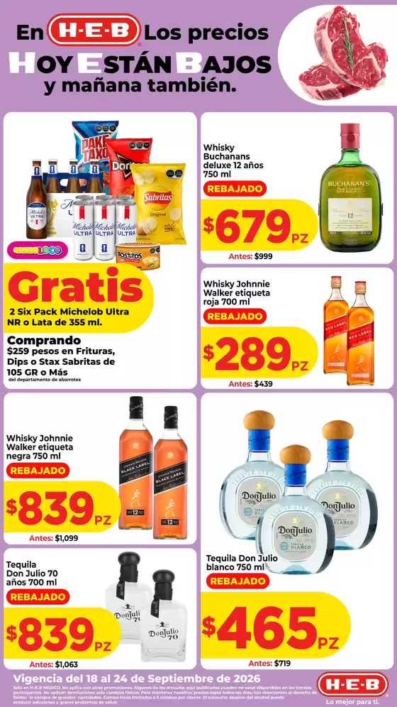 Catálogo HEB | Folleto | 2026-09-18T00:00:00.000Z - 2026-09-24T00:00:00.000Z