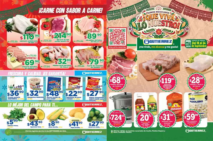 Catálogo Super Gutierrez en Cancún | Volante Super Gutierrez | 2026-09-18T00:00:00.000Z - 2026-09-24T00:00:00.000Z