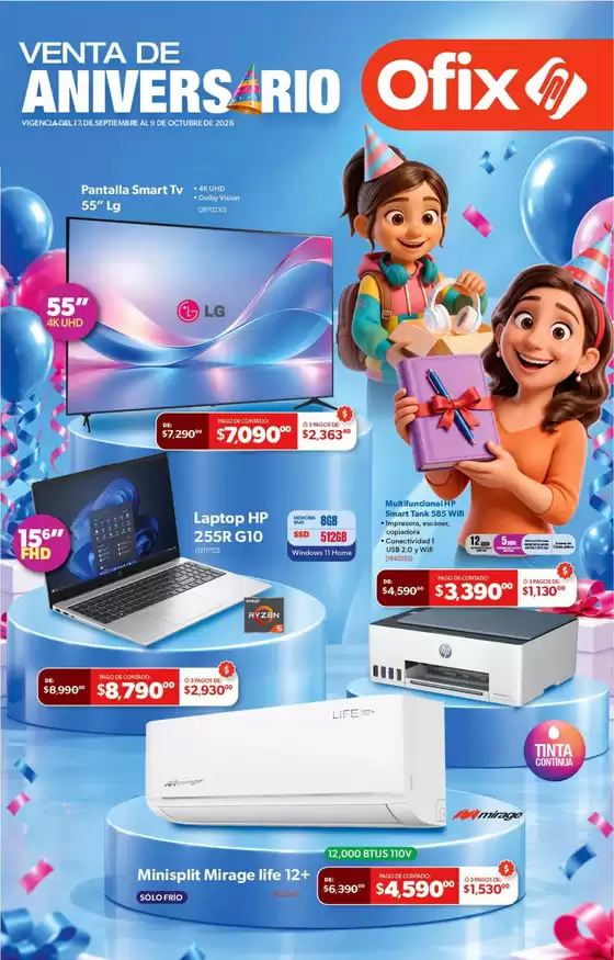 Catálogo Ofix | VENTA DE ANIVERSARIO OFIX | 2026-09-17T00:00:00.000Z - 2026-10-09T00:00:00.000Z