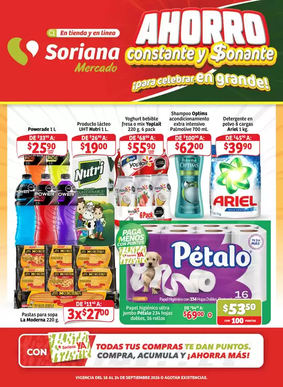 Catálogo Soriana Express | Ofertas especiales para ti | 2026-09-18T00:00:00.000Z - 2026-09-24T00:00:00.000Z