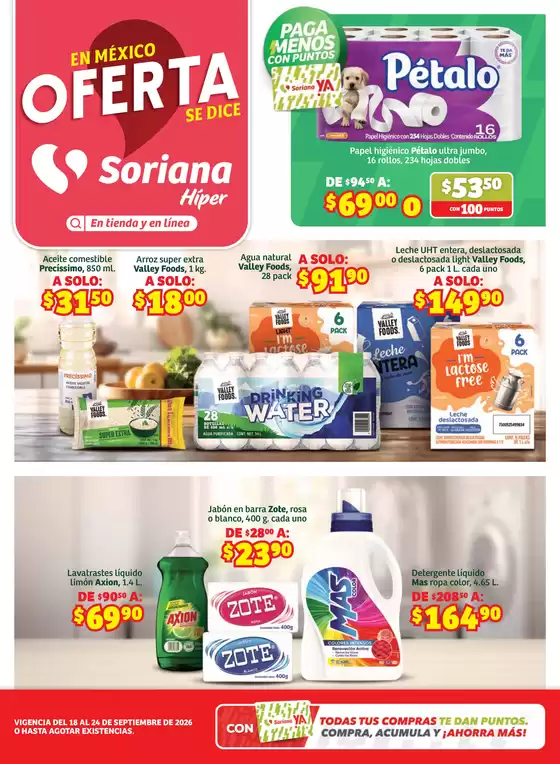 Catálogo Soriana Híper | Descuentos y promociones | 2026-09-18T00:00:00.000Z - 2026-09-24T00:00:00.000Z