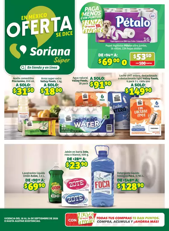 Catálogo Soriana Súper | Nuevas ofertas para descubrir | 2026-09-18T00:00:00.000Z - 2026-09-24T00:00:00.000Z